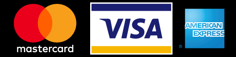 logos mastercard, visa, american express
